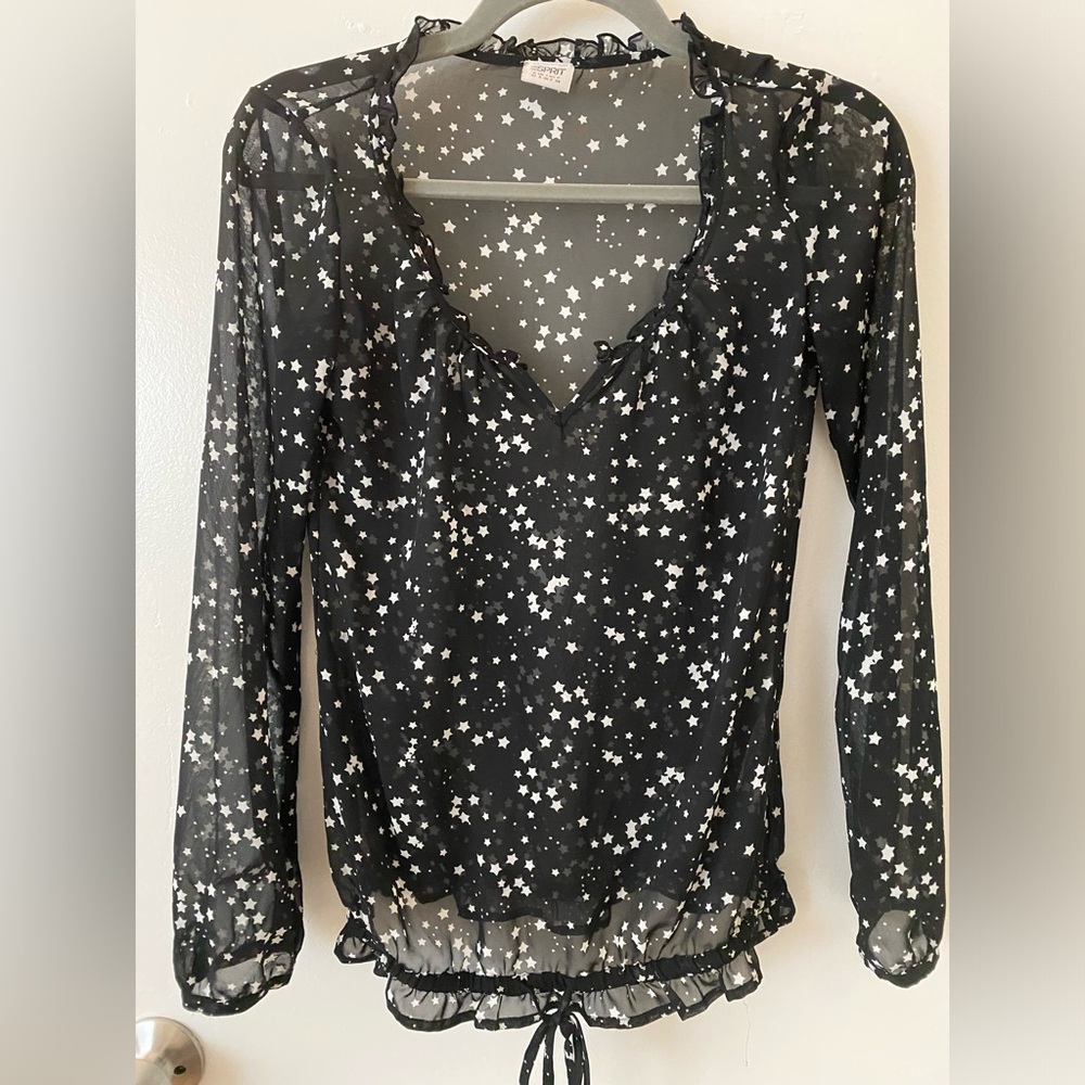 Sheer blouse